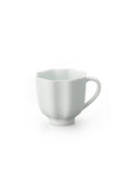 PORCELAIN POTTERY TEA MUG - WHITE