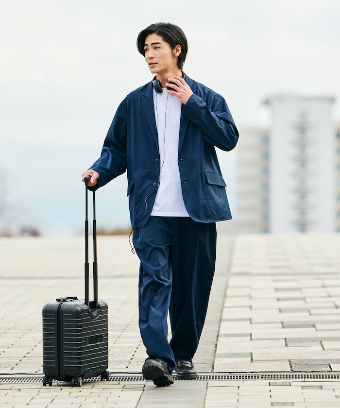 AiRide/Air Ride Relax Fit Packable Travel Set Up/Tailored Jacket/Wide Tapered Pants/Quick Dry/UV Cut 【Limited Edition】