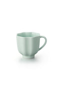 PORCELAIN POTTERY TEA MUG - CLEARLY AQUA