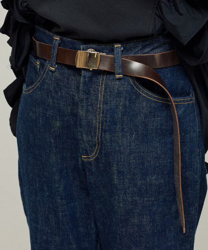 Leather Gacha Belt / Cowhide / Italian Leather
