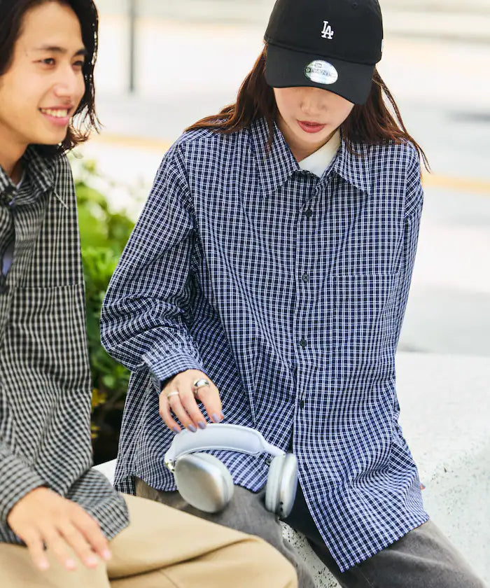 Relax Fit Classic Pattern Regular Collar Shirt / Check Pattern / Stripe Pattern 【Limited Edition】