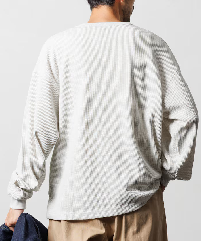 Big Silhouette Long Sleeve Waffle Thermal L/S T-shirt [Limited Edition]