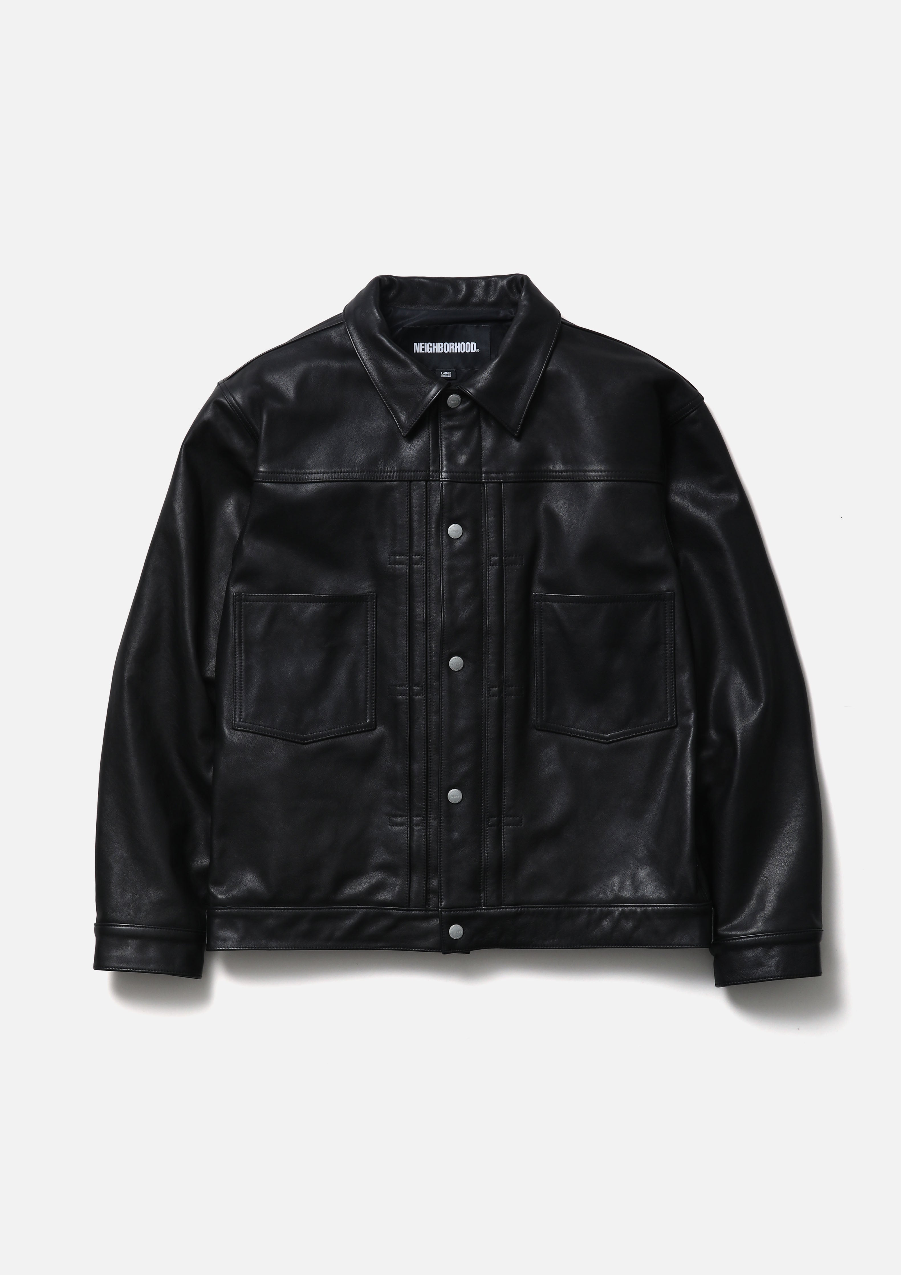Leather Type 2 Jacket - BLACK