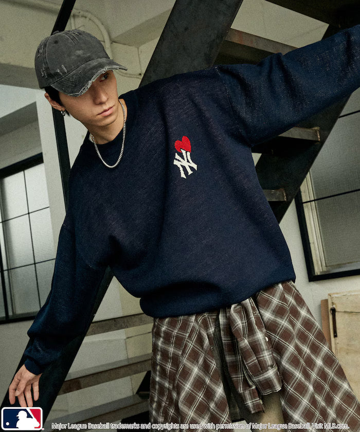 Custom HEART LOGO KNIT
