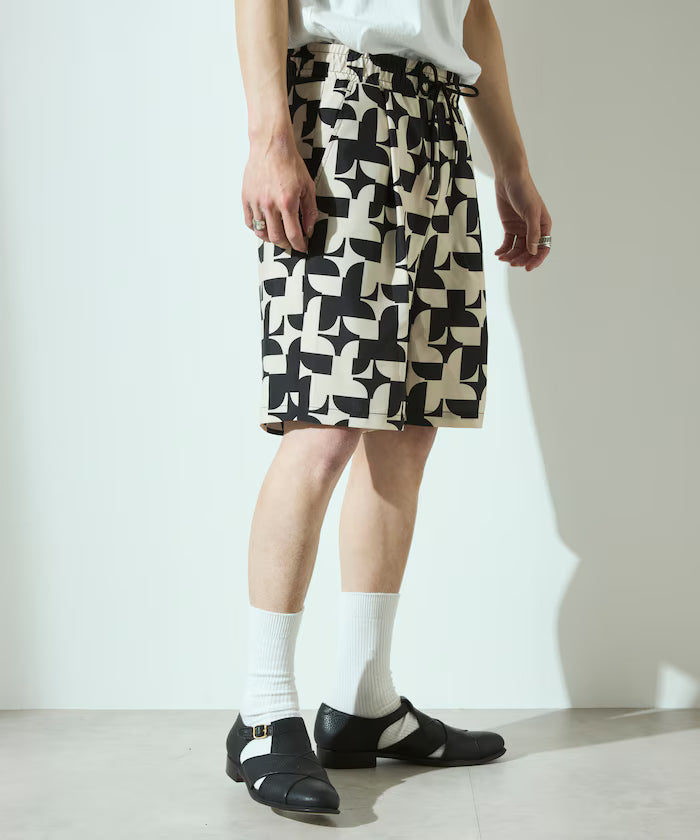 Pattern Easy Shorts / All-over Print Short Pants / Compatible with Setup