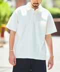 HEAVY WEIGHT/Heavyweight Short Sleeve Polo Shirt/T-Shirt/10.5 ounces - White