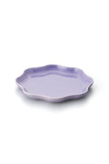 PORCELAIN POTTERY PLATE MEDIUM - LAVENDER FROST