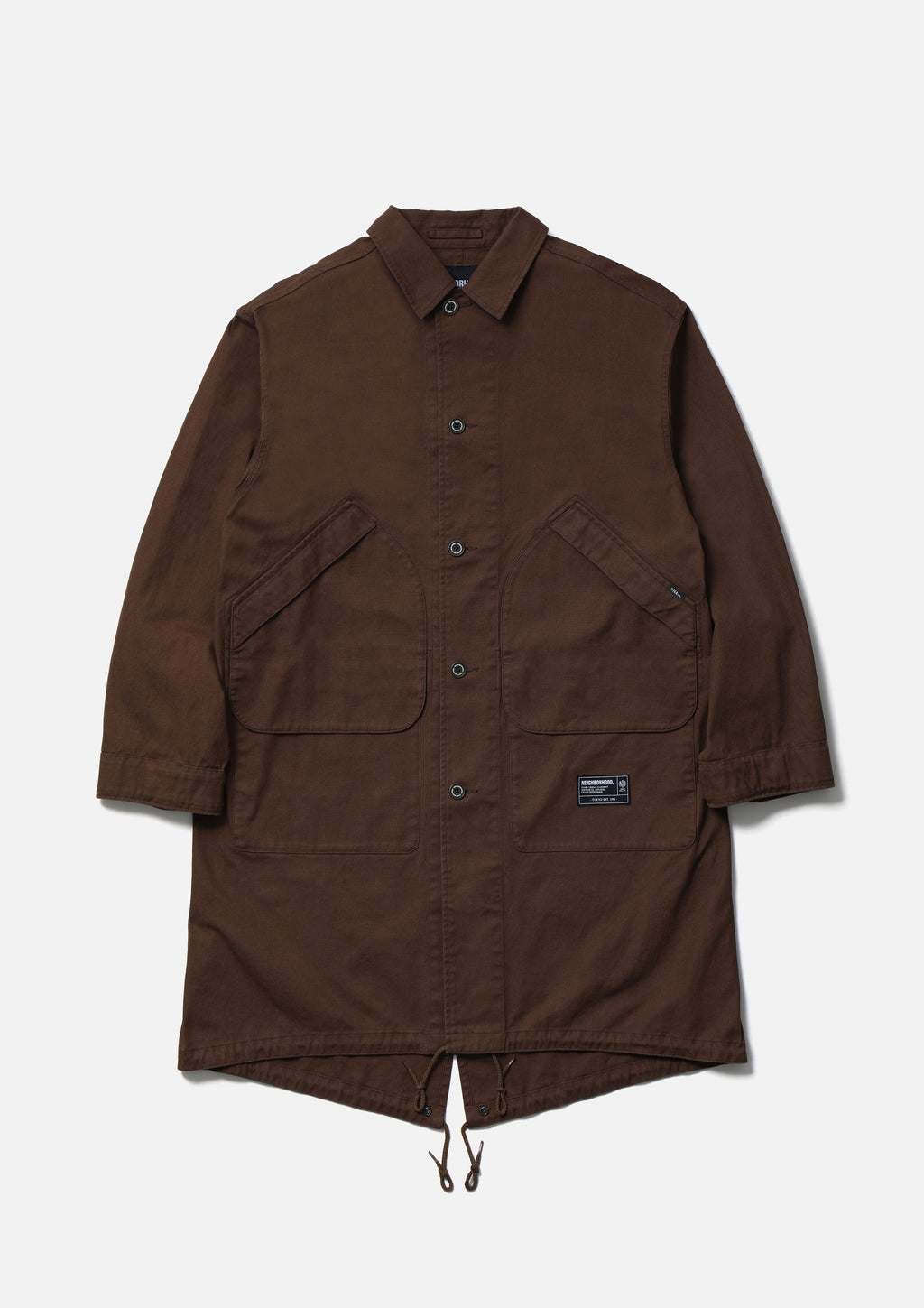 Fishtail Field Coat - BROWN
