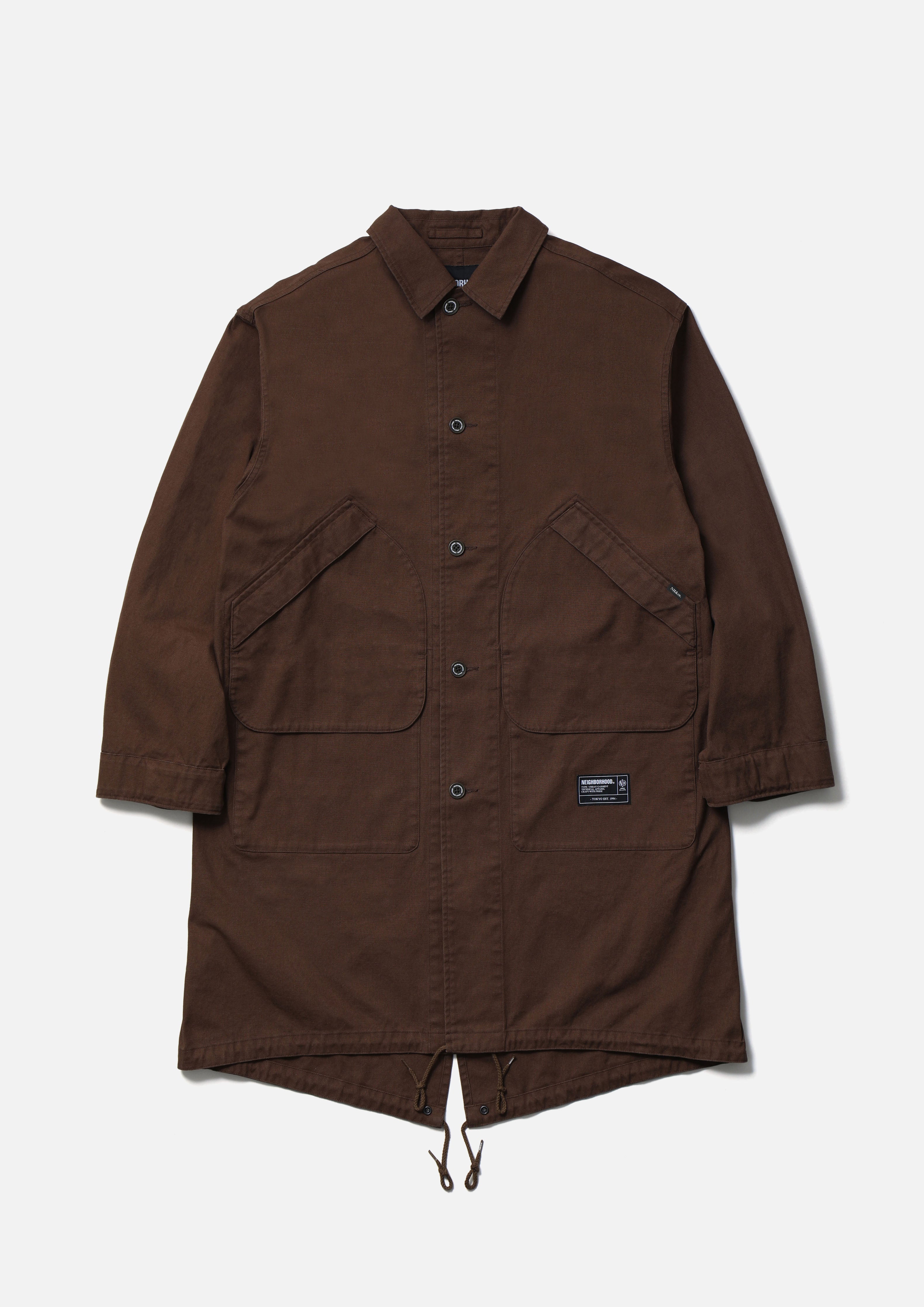 Fishtail Field Coat - BROWN