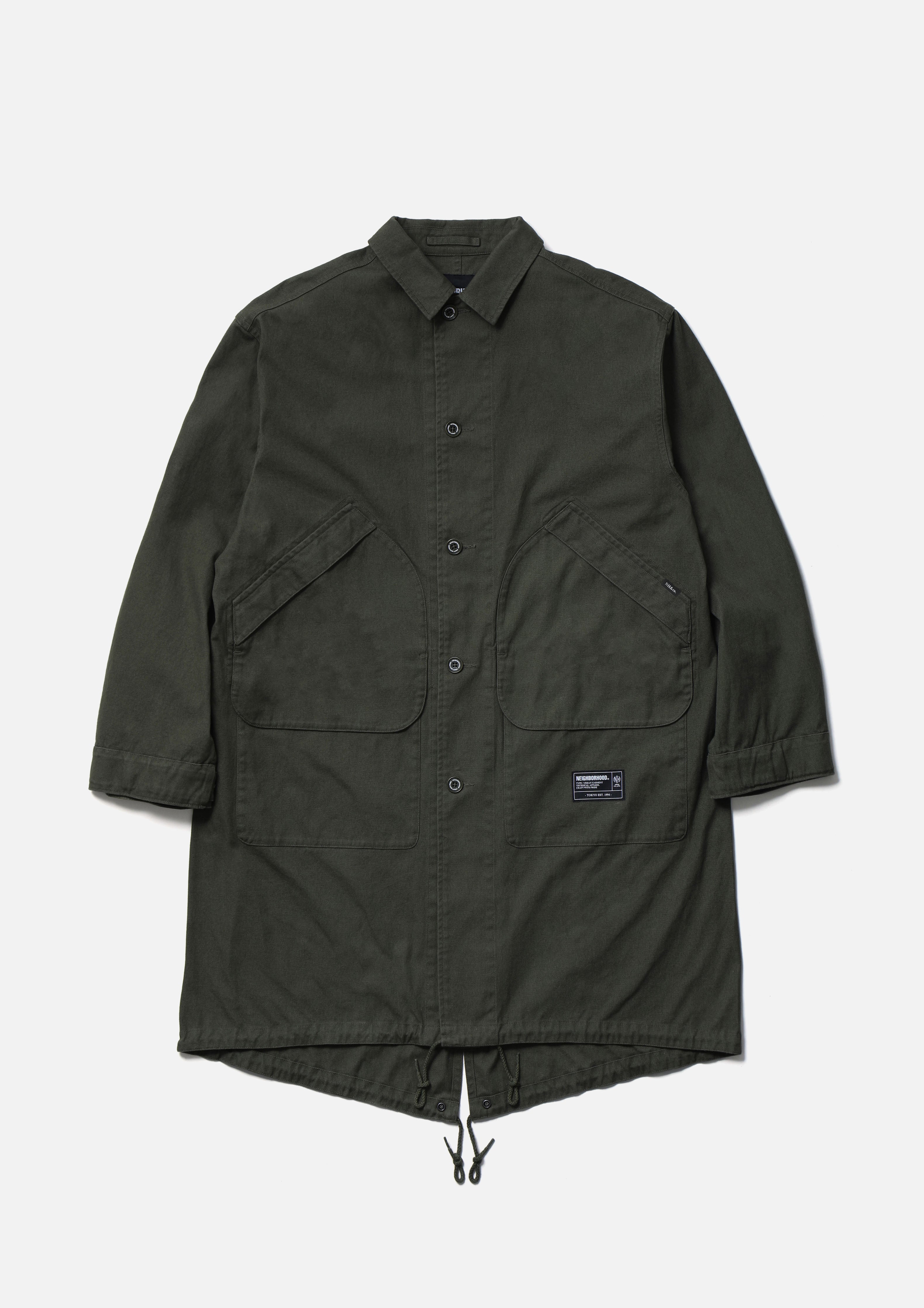 Fishtail Field Coat - OLIVE DRAB