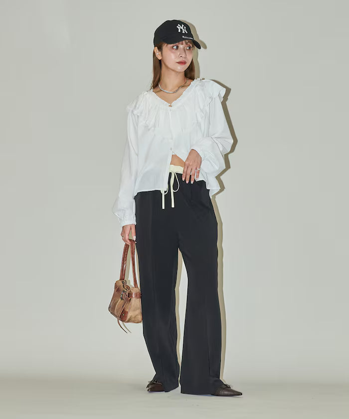 West Shearing Panel Easy Slacks Pants Limited Edition