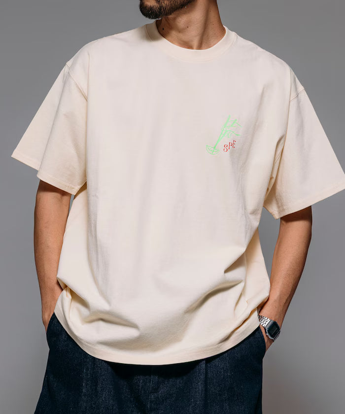 SPE x Purple Gold Hotel x FREAK'S Glow-in-the-Dark Back Print Crew Neck T-Shirt