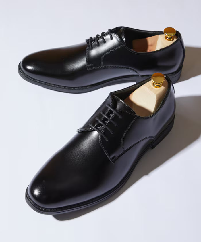 Plain-toe cow leather dress shoes [limited release]