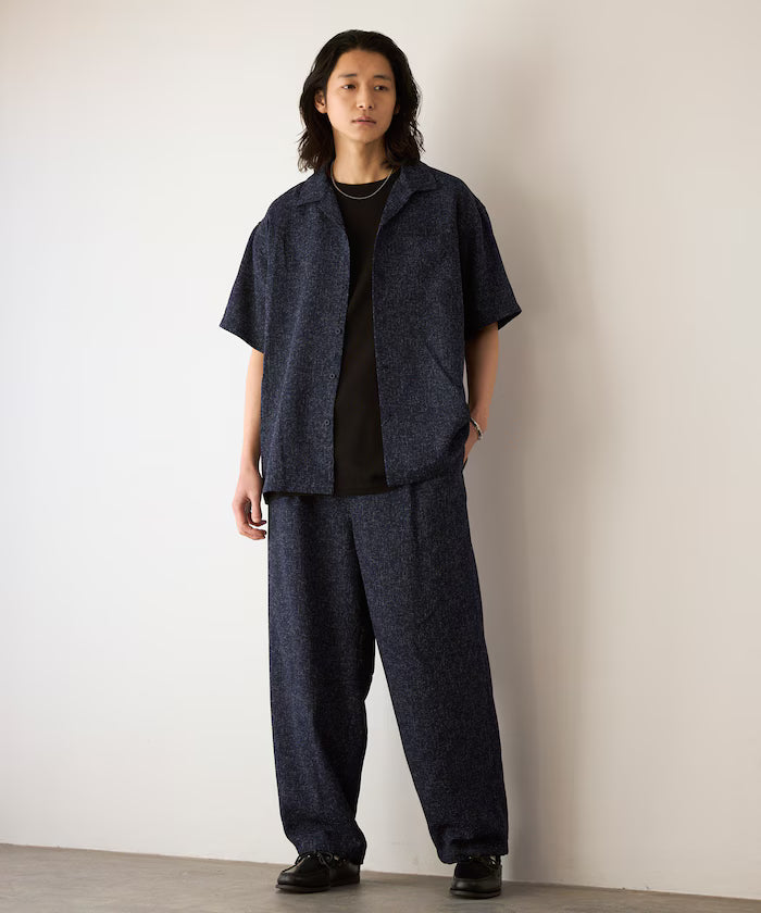 Spindle Summer Tweed Easy Wide Pants