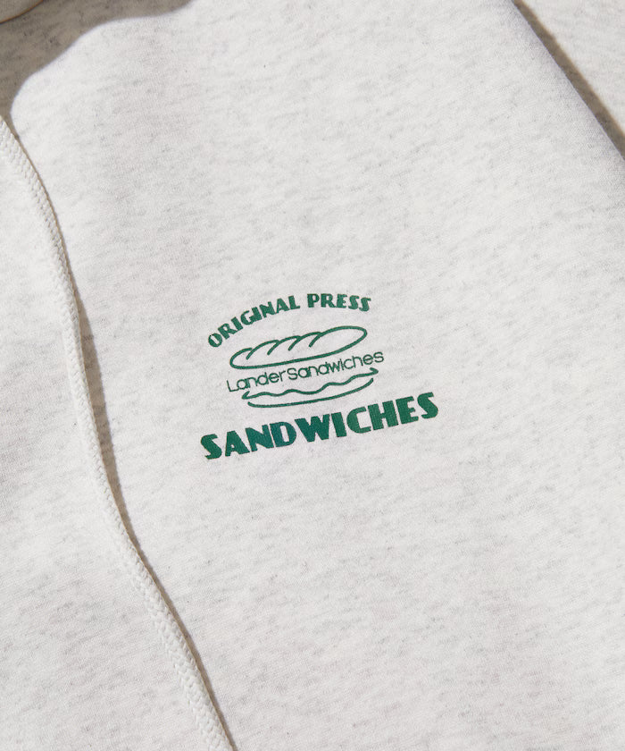 LANDER SANDWICHES×FREAK'S STORE/LANDER Limited Big Silhouette Back Print Sweat Hoodie 【Limited Release】
