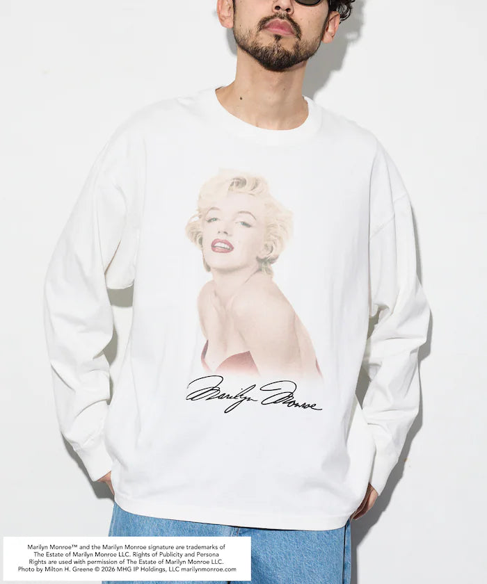 Special Order Marilyn Monroe L/S Cut Sew 'Red Sitting'