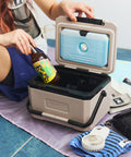 FREAK'S STORE for BEACH & FES Hard Cooler with Ice Pack 5L - Beige