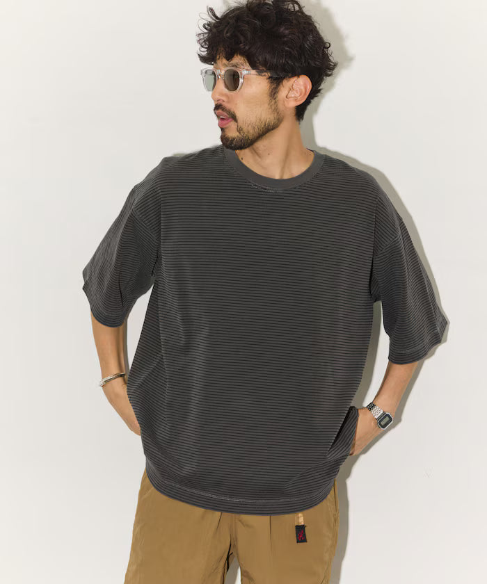 Pigment Process Pin Border Relaxed Fit T-Shirt