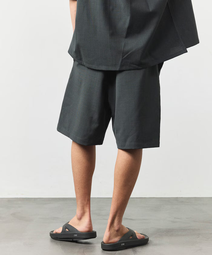 [New Color Added] Quick-Drying Material Relaxed Fit Easy Short Pants Linen-like Home Care