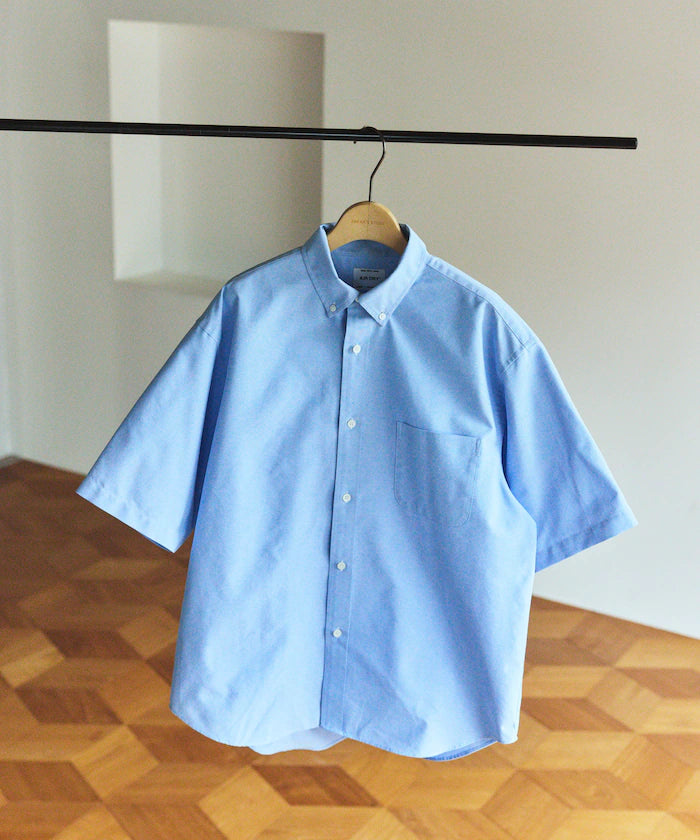 AIRDRY HIGH TECHYARN high-performance material oxford button-down shirt short sleeve moisture-wicking quick-dry