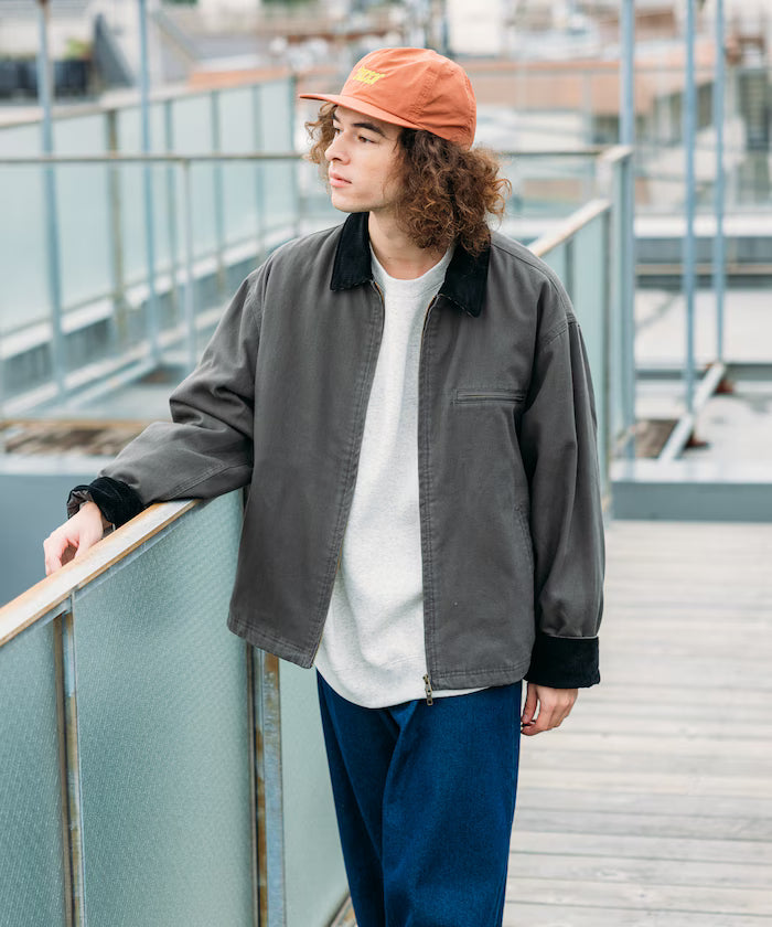 Big Silhouette Corduroy Switch Duck Blouson [Limited Edition]