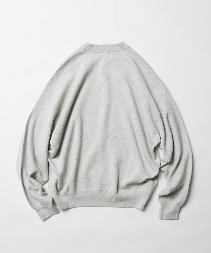 Relax Fit Relax Fit Sweat-like Henry Neck Knit 【Limited Release】