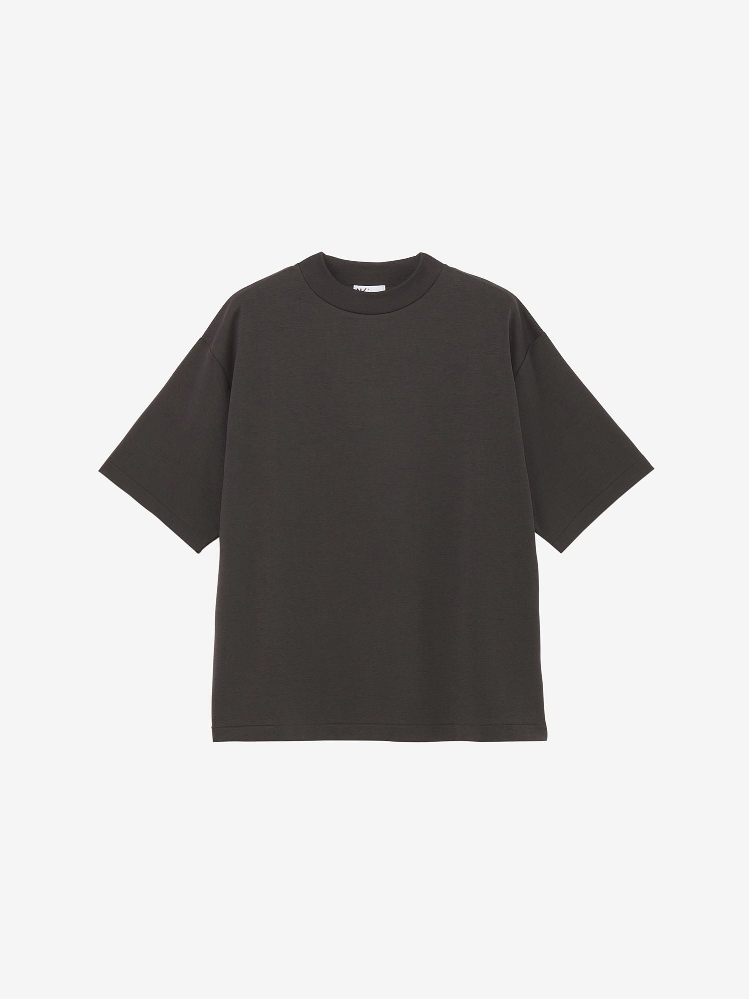 Smooth Comfort Half Sleeve Mock Neck (Unisex) - Asphalt Gray