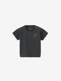 Short Sleeve Small Square Logo Tee (Baby) - Asphalt Gray