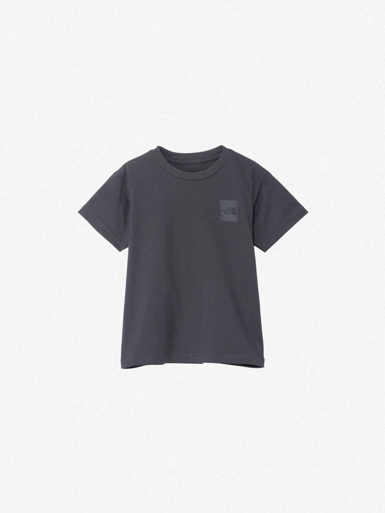 Toddler Short Sleeve Small Square Logo Tee (Kids) - Asphalt Gray