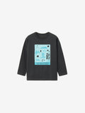 Long Sleeve Shiretoko Toko Tee (Kids) - Asphalt Gray