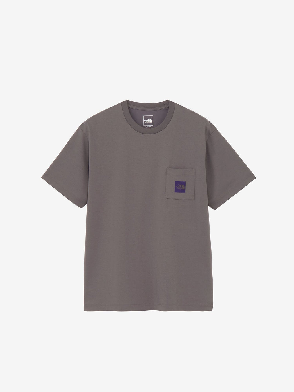 Short Sleeve Square Logo Pocket Tee (Men's) - Smoked Pearl