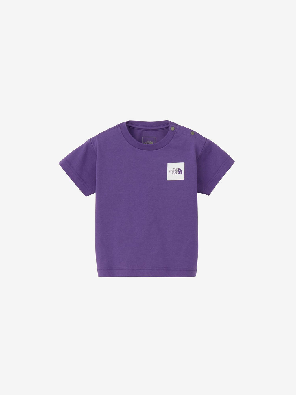 Short Sleeve Small Square Logo Tee (Baby) - TNF Purple