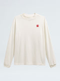 Red Box Long Sleeve Tee (Unisex) - White Dune