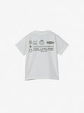 Toddler Short Sleeve Sun Shade Tee (Kids) - White Dune