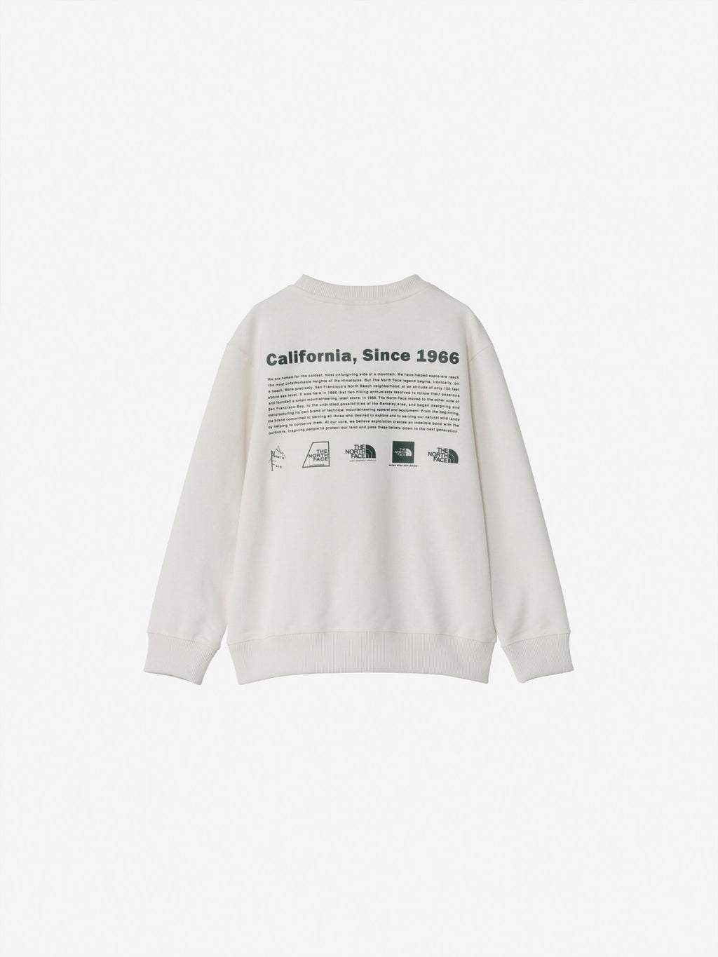 Historical Logo Sweat Crew (Kids) - White Dune