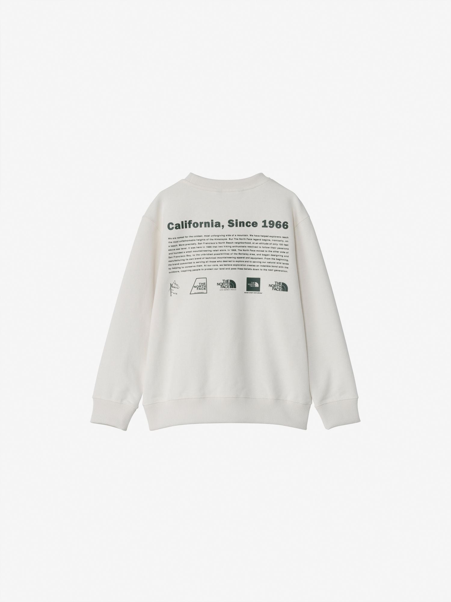 Historical Logo Sweat Crew (Kids) - White Dune