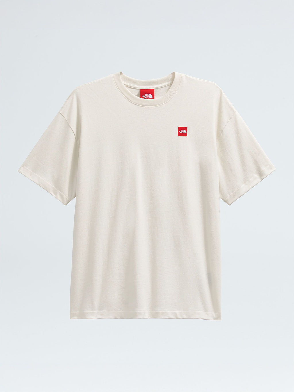 Red Box Short Sleeve Tee (Unisex) - White Dune