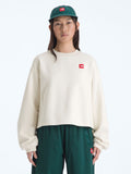 Red Box Sweat Crew (Women's) - White Dune
