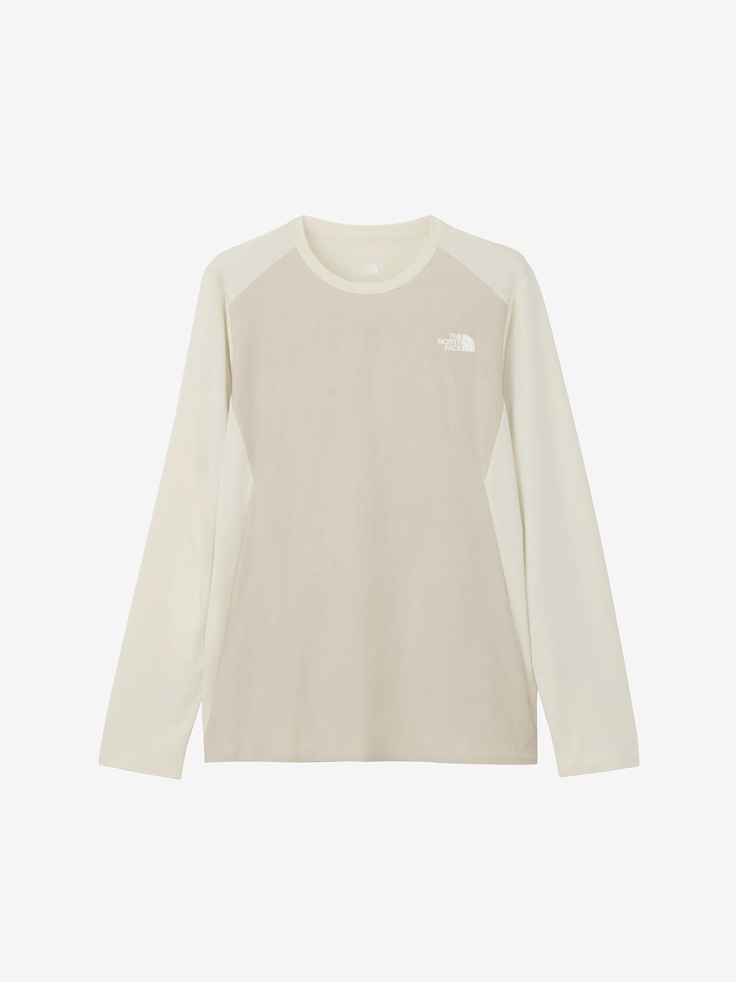 Long Sleeve Hybrid GTD Melange Crew (Men) - Grayish White