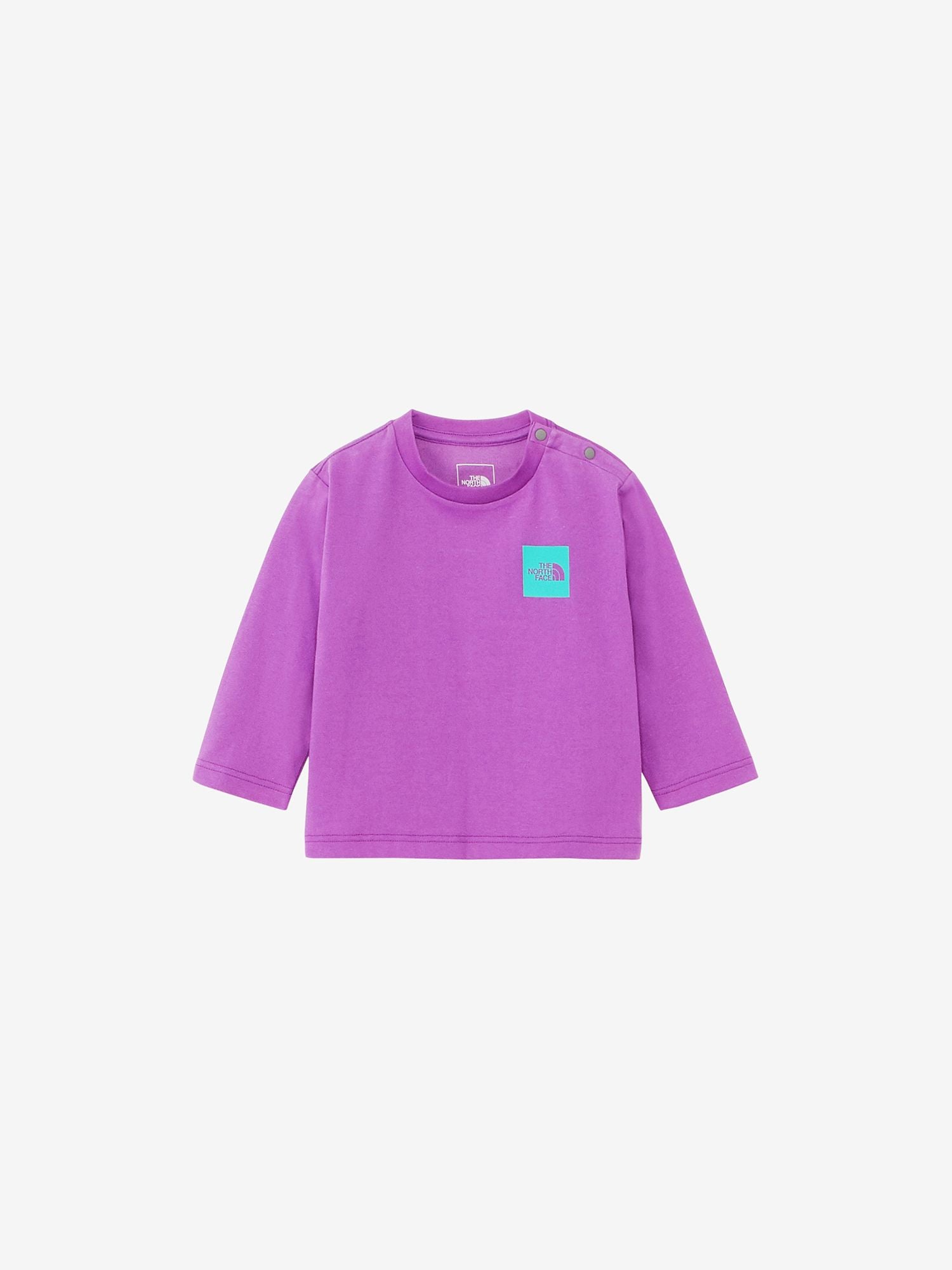 Long Sleeve Small Square Logo Tee (Baby) - White 4