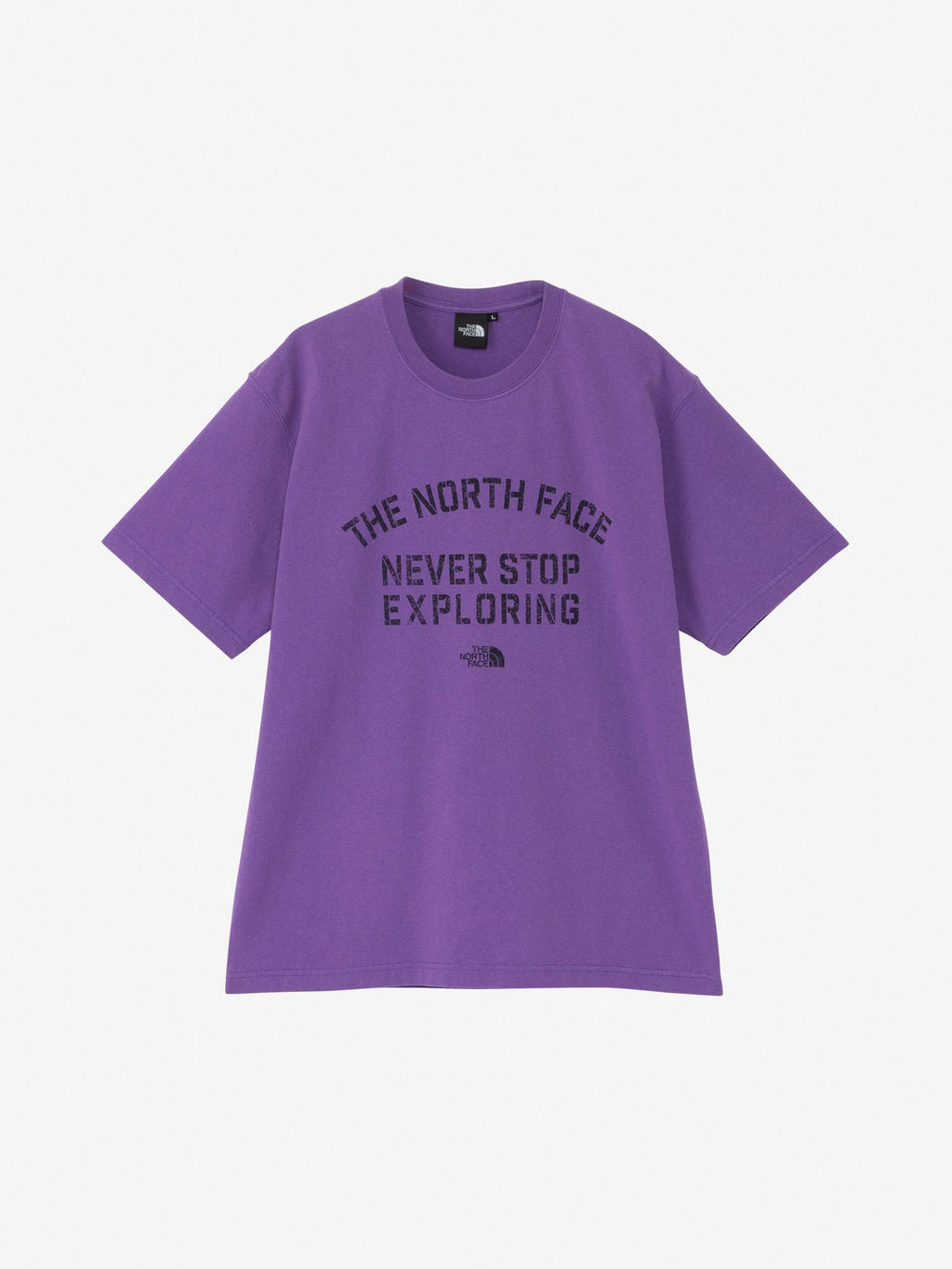 Short Sleeve Ozone Dyed Lettered Tee (Unisex) - TNF Purple