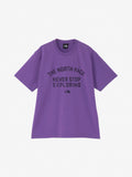Short Sleeve Ozone Dyed Lettered Tee (Unisex) - TNF Purple