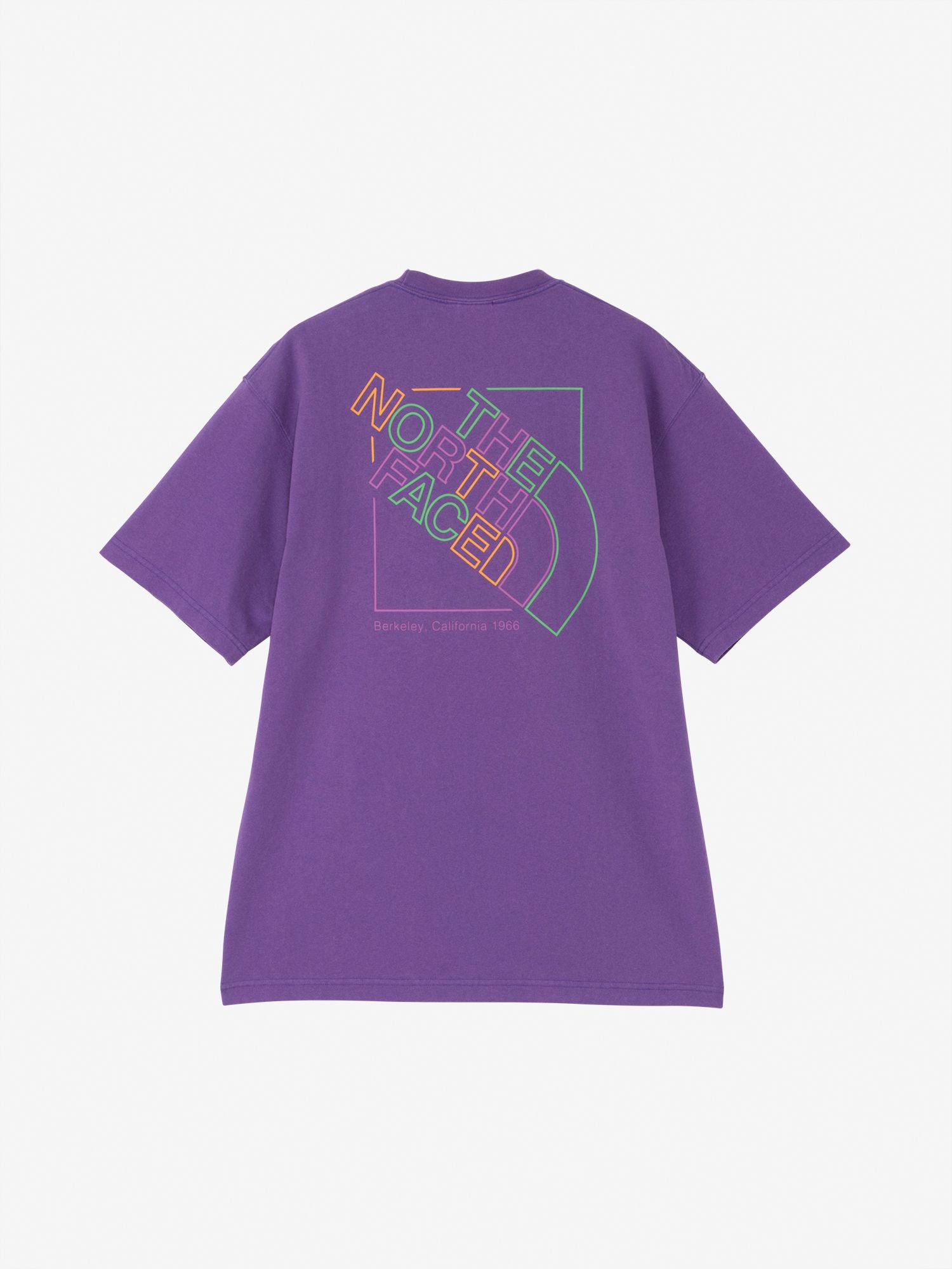Short Sleeve Ozone Dyed Neon Logo Tee (Unisex) - TNF Purple