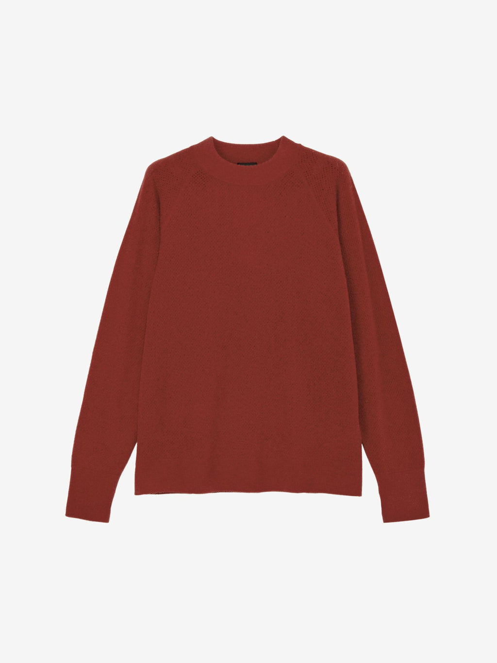 Mesh Pile Crew (Unisex) - Burnt Henna