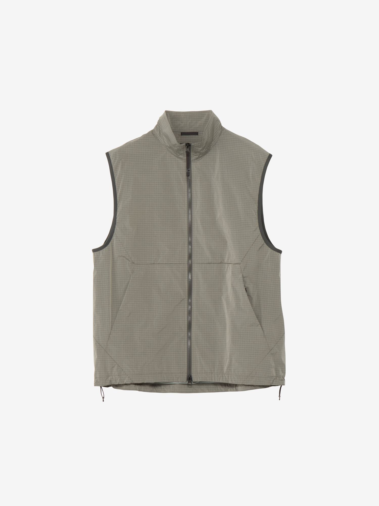 Dope Dyed Ripstop Wind Vest (Unisex) - Moon Mist