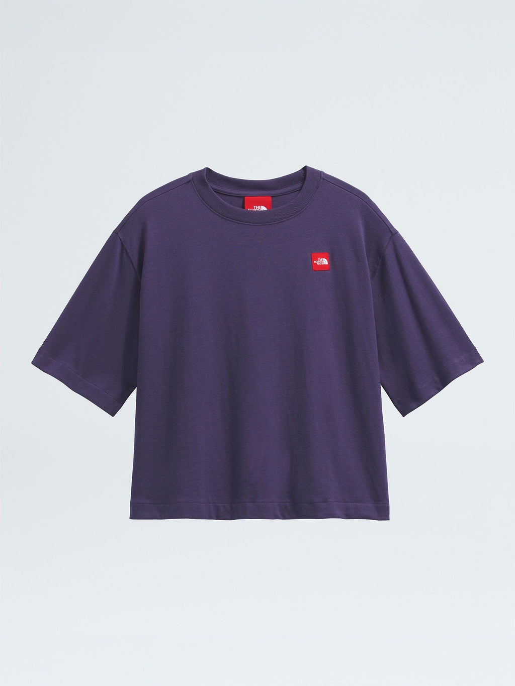 Red Box Short Sleeve Boxy Tee (Women's) - Eternal Purple