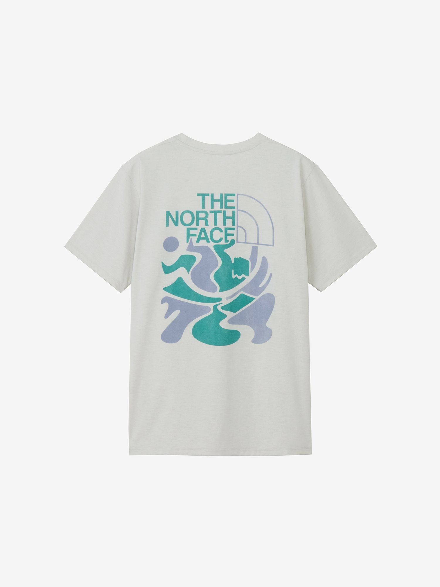 Short Sleeve ES Climbing Logo Tee (Men's) - White Mix Gray