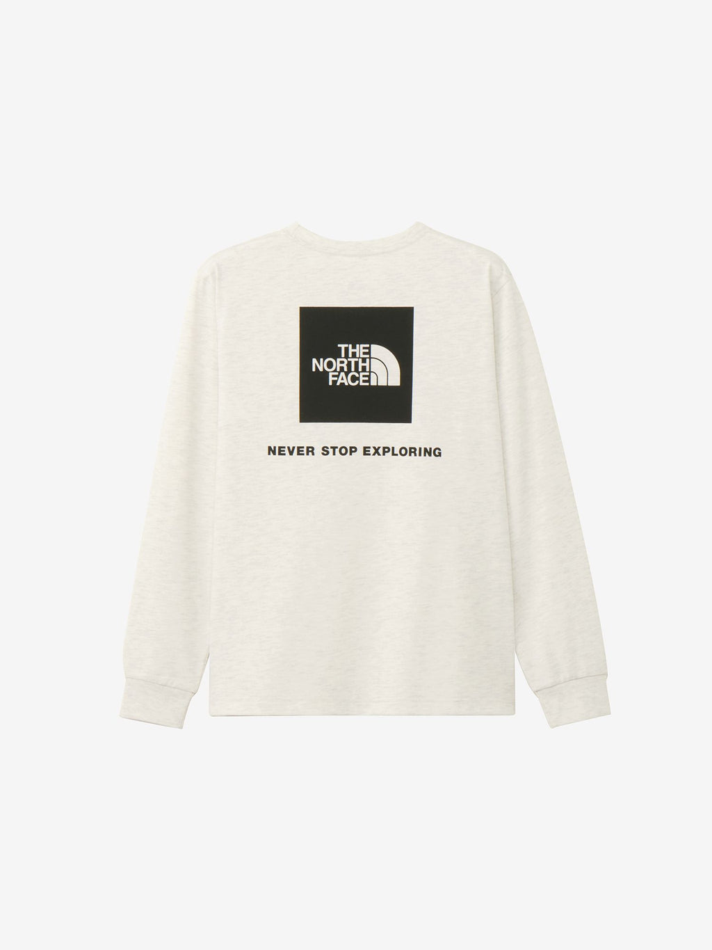 Long Sleeve Back Square Logo Tee (Women's) - Black 2