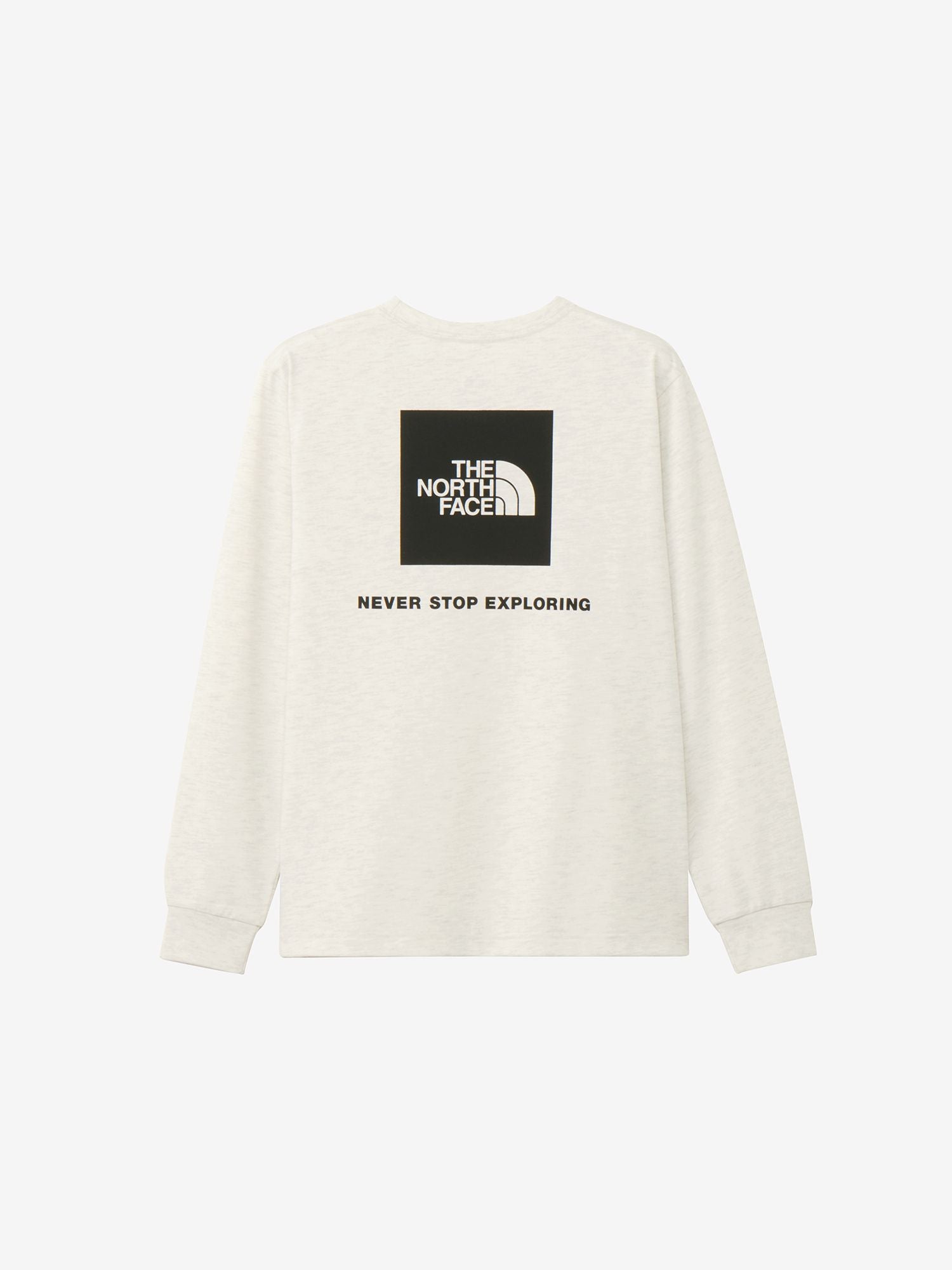 Long Sleeve Back Square Logo Tee (Women's) - Black 2