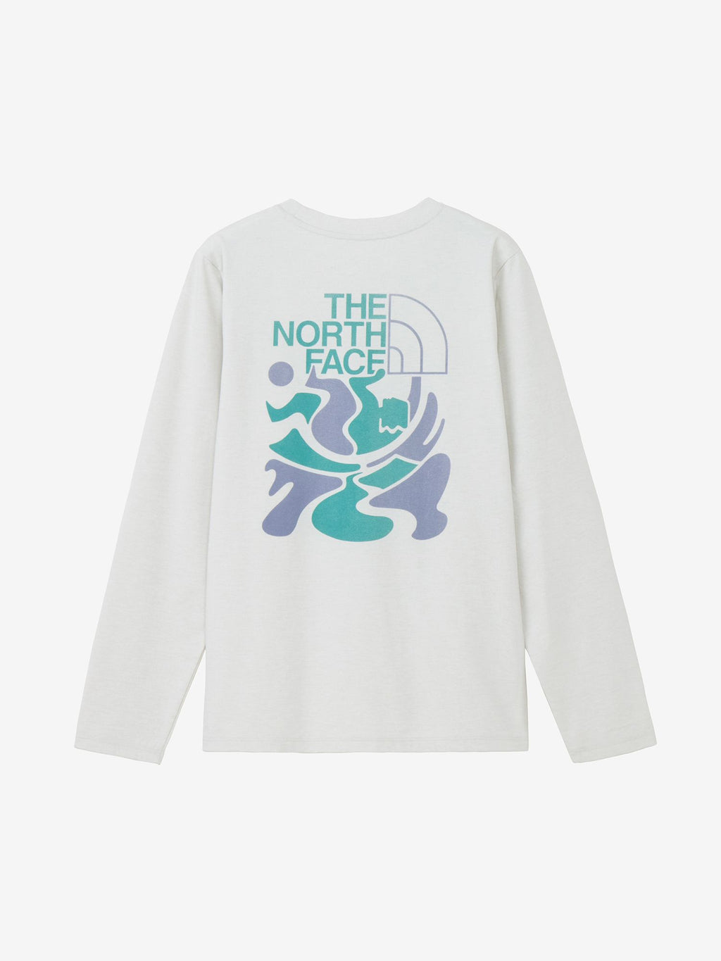 Long Sleeve ES Climbing Logo Tee (Women's) - White Mix Gray